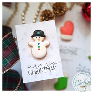 Cookie Card (A6) - Snowman